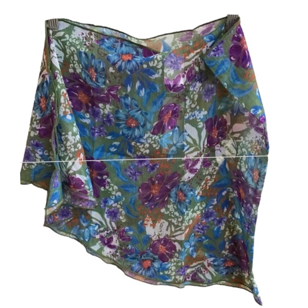 Lucky Brand Printed Sarong (NWT) (Size: OSFM) - Picture 4 of 7